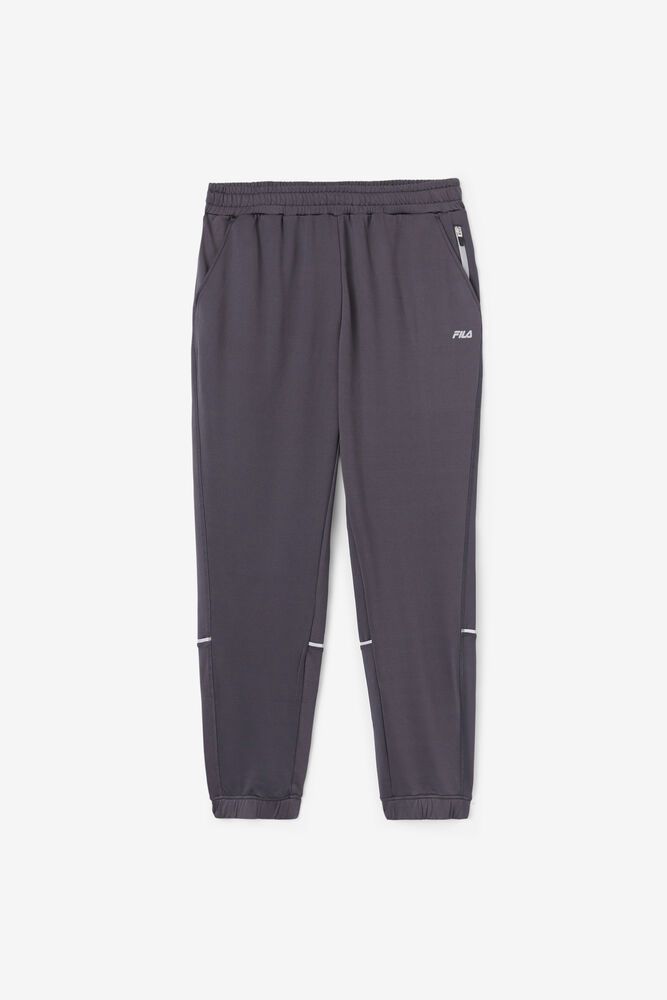 Fila Pants Karas Jogger Mens Grey - India ZGE-693254